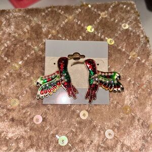 Colorful Bird Earrings